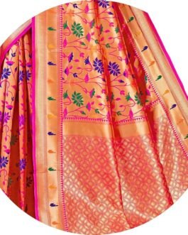 Paithani Silk Saree With Zari Work